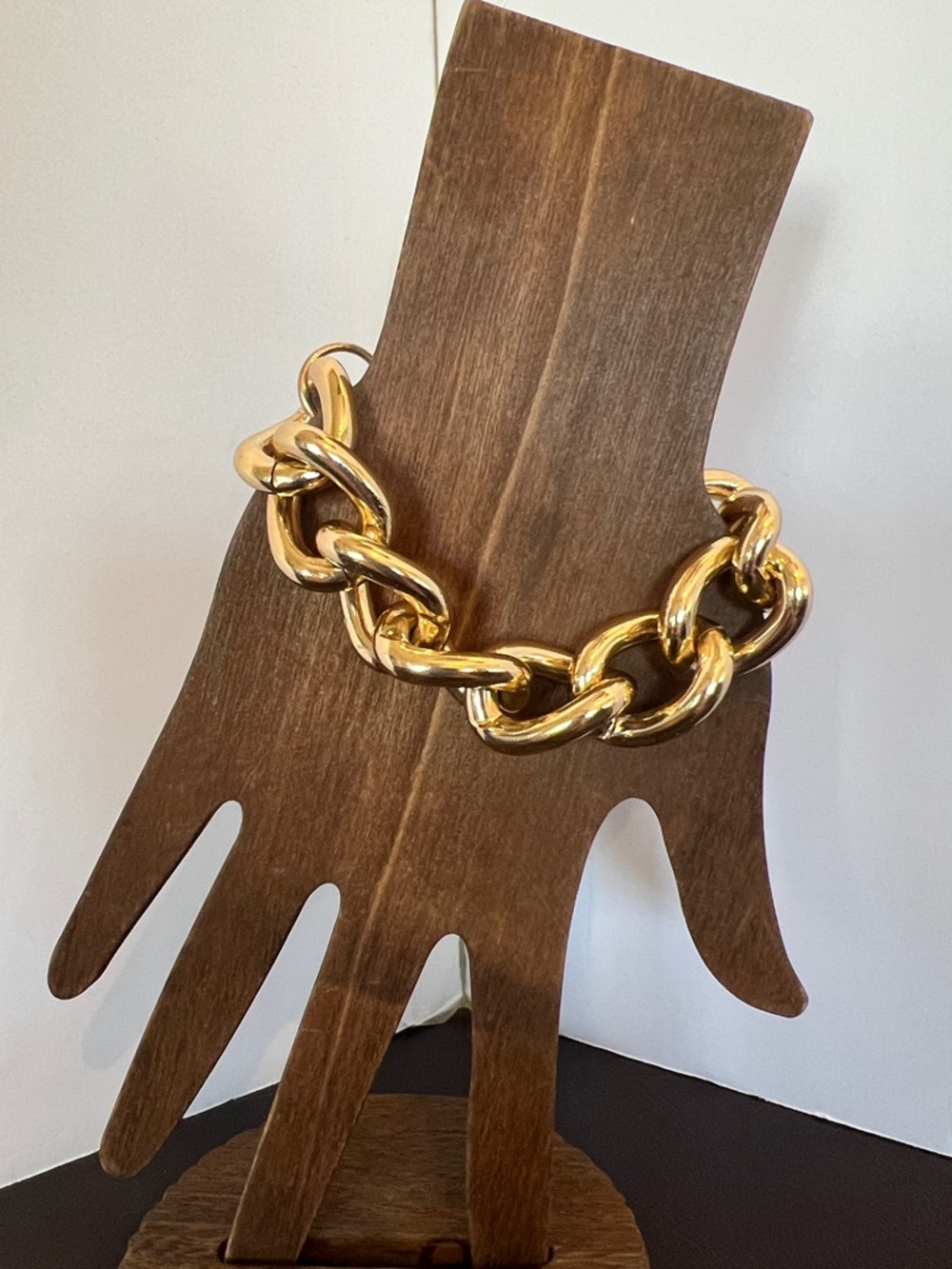 Chunky Statement Gold Link Bracelet for Women